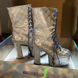 Dolls kill platform boots